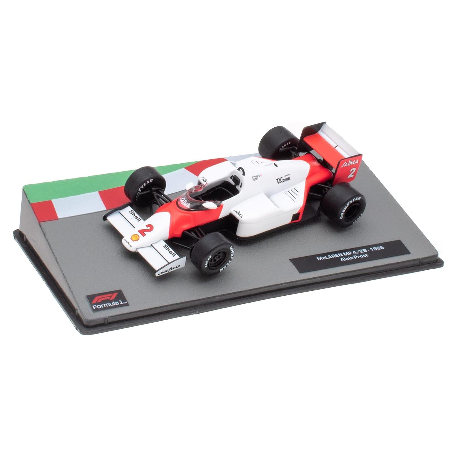 Coche en miniatura F1 OPO 10 McLaren MP4/2B 1/43 Alain Prost