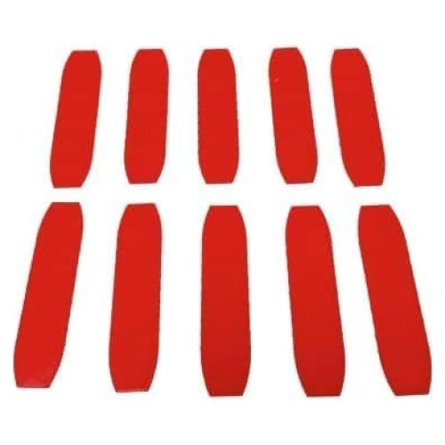 Conjunto de 10 Conectores Rojos Impresos en 3D para Hot Wheels