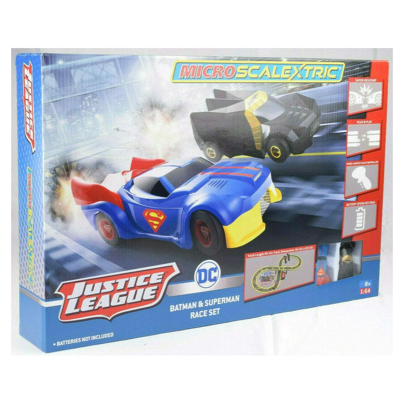 Pista de Carreras Scalextric Micro Liga de la Justicia G1151T