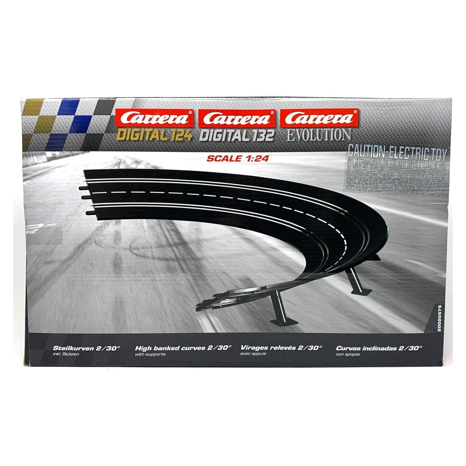 Pista Digital Carrera 1:32 - Curva Alta 30.48cm 6 Piezas