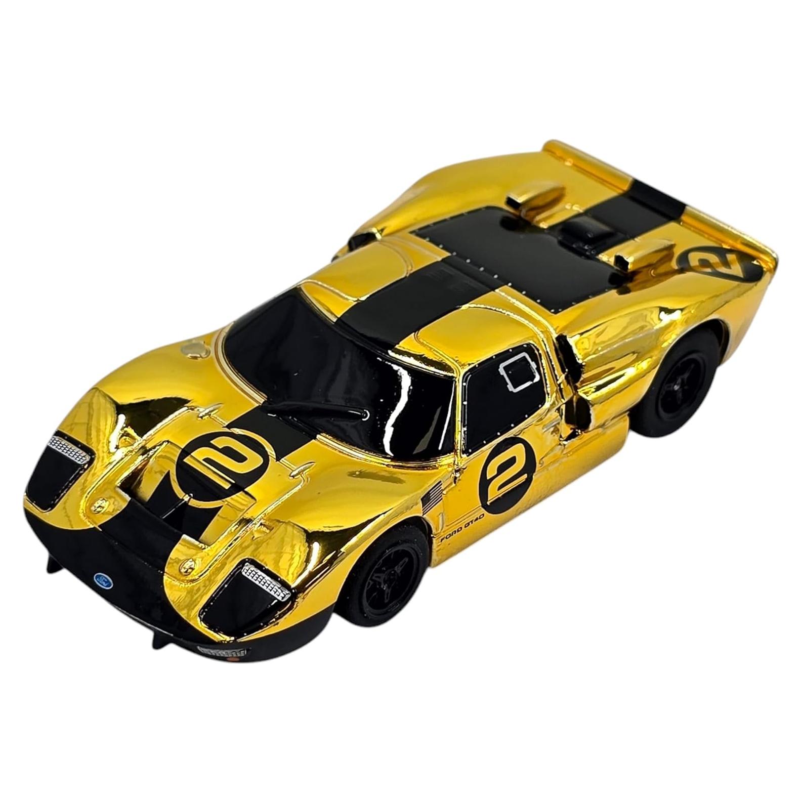 AFX GT40 MKII #2 Cromo Dorado Edición Exclusiva Slot Car