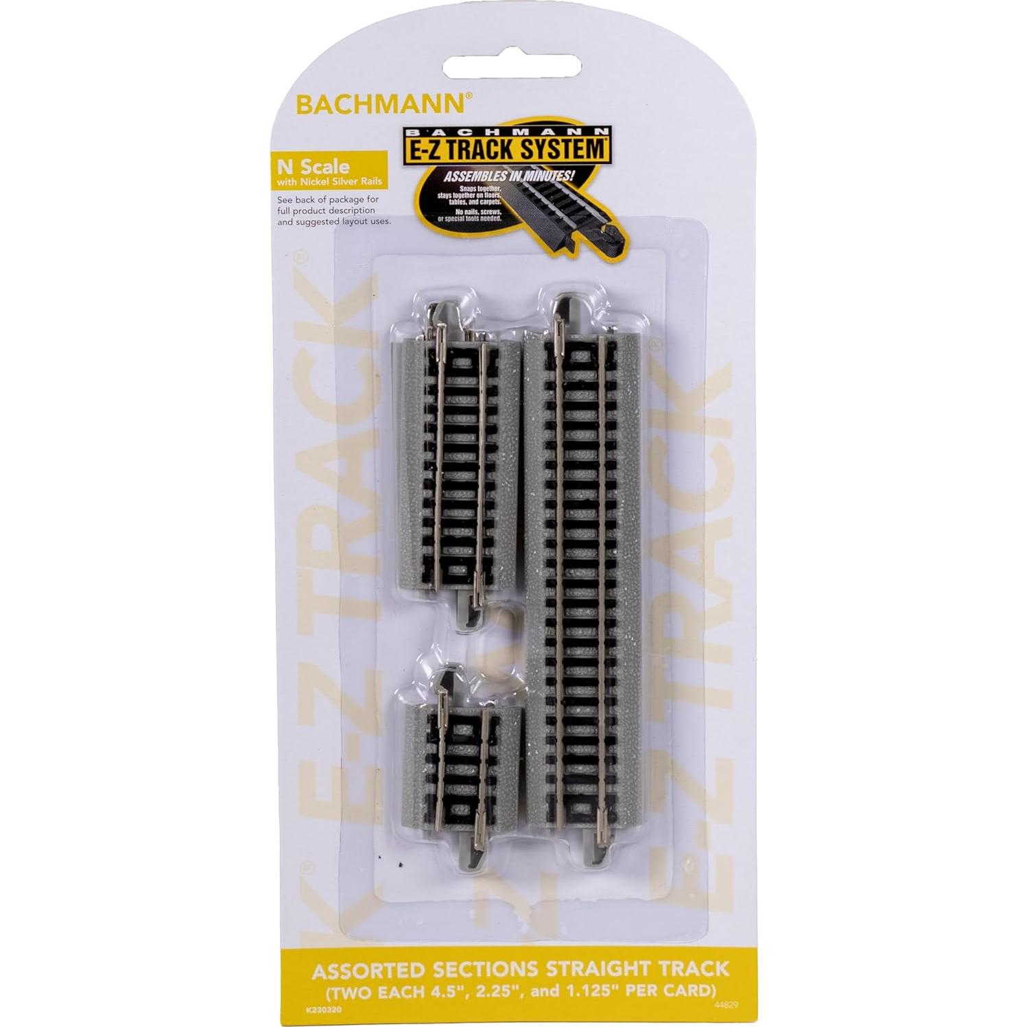 Secciones de Pista Recta E-Z Track Bachmann - Escala N