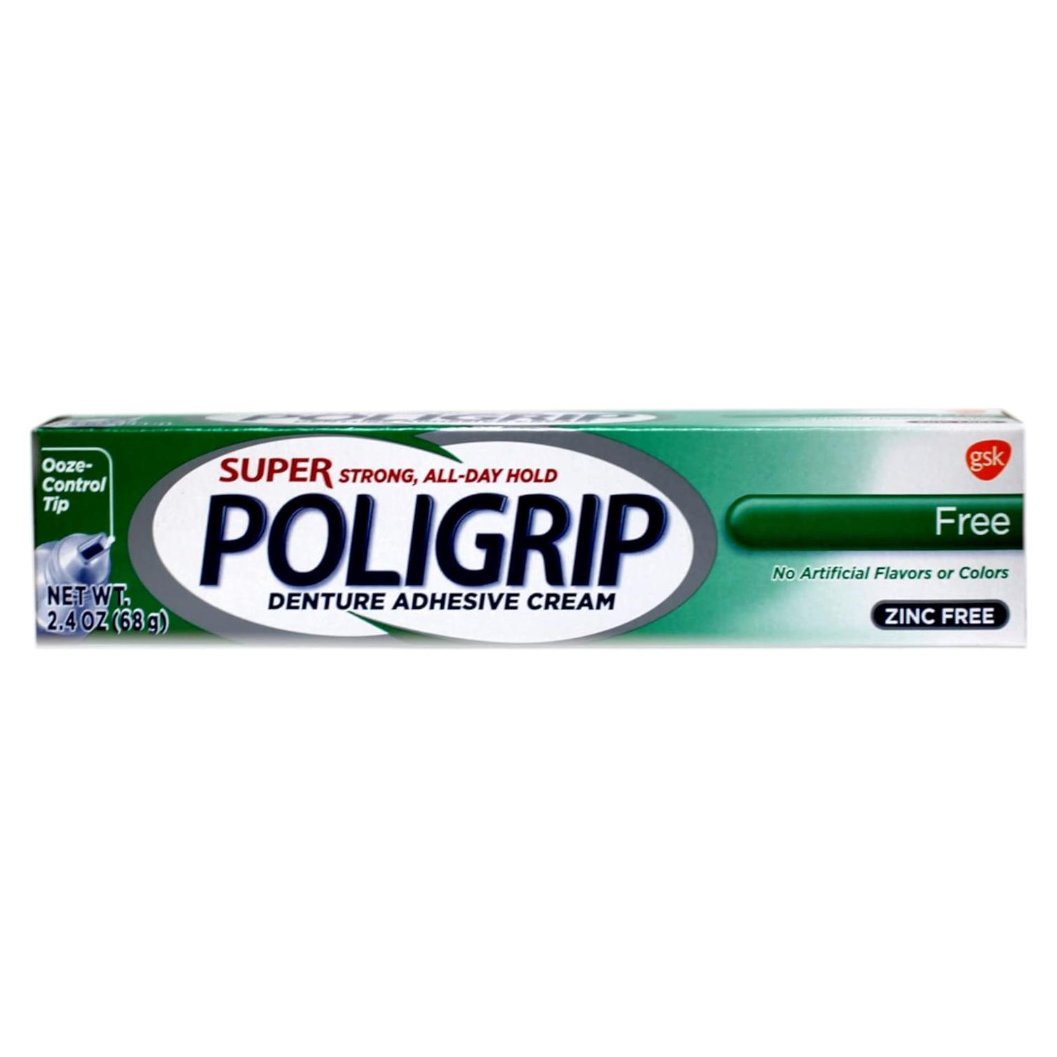 Crema Adhesiva para Prótesis Dental Super Poligrip 68g