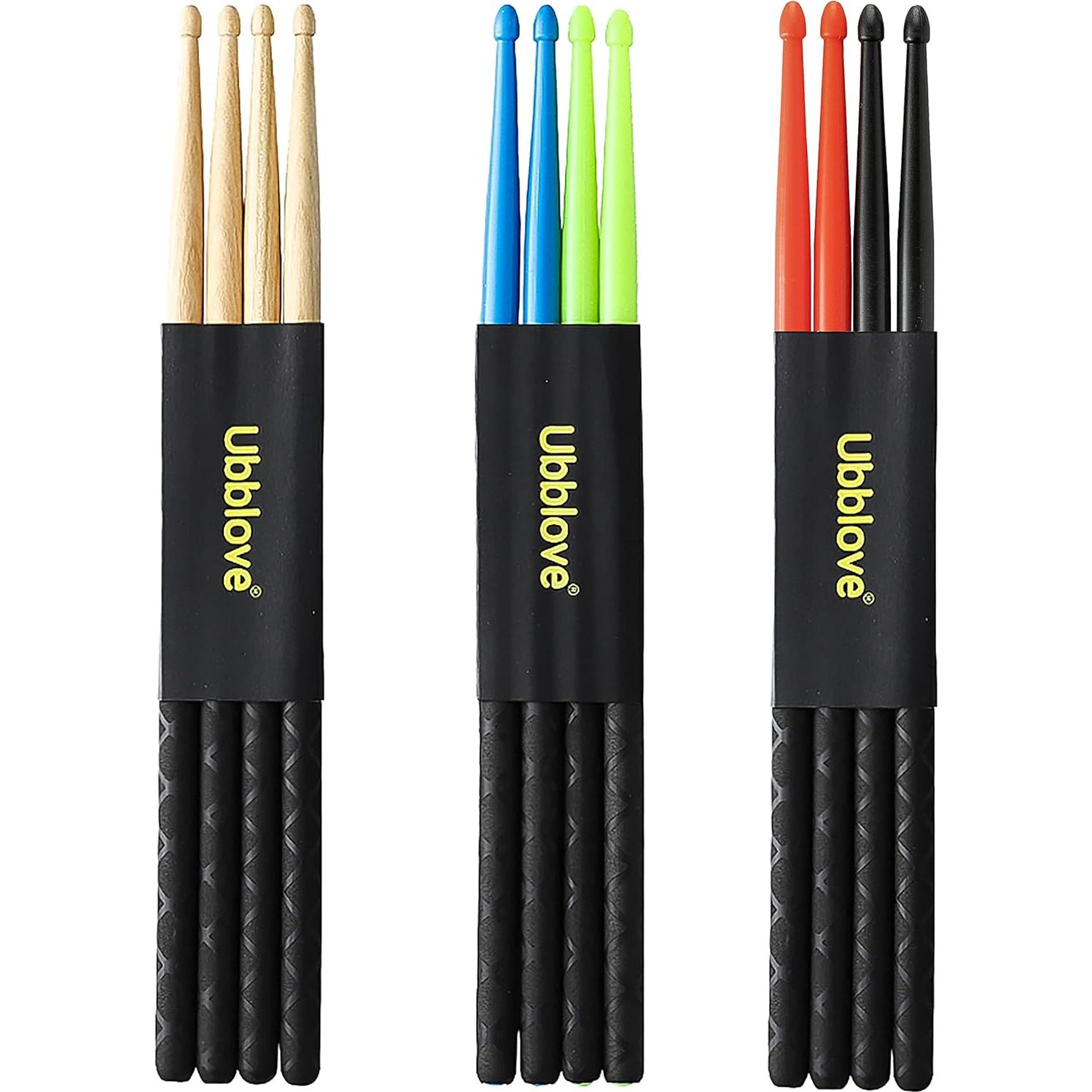 Baquetas de Nylon Tamaño 40.6cm 2 pares Antideslizantes