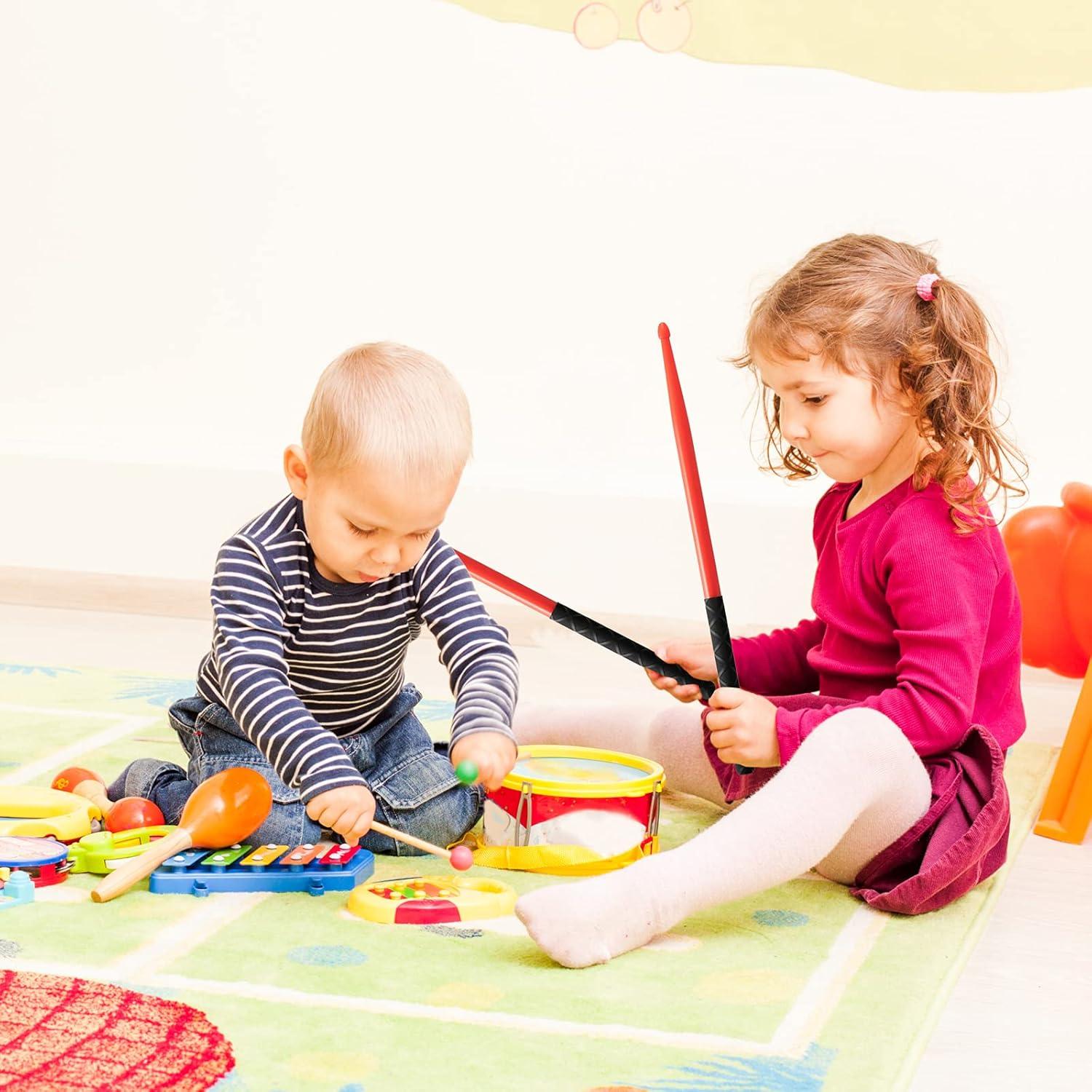 Baquetas de Nylon Tamaño 40.6cm 2 pares Antideslizantes