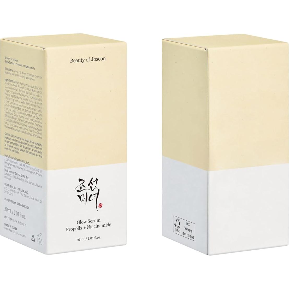 Suero Brillante Beauty of Joseon 30ml Propolis y Niacinamida
