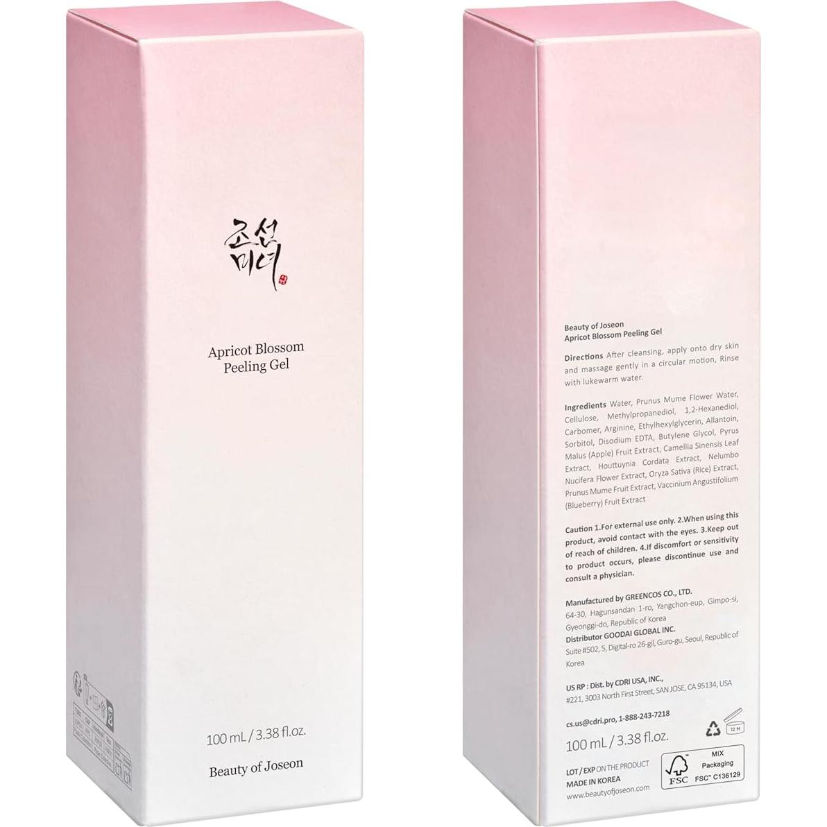 Gel Exfoliante Suave Beauty of Joseon 100ml - Flor de Albaricoque