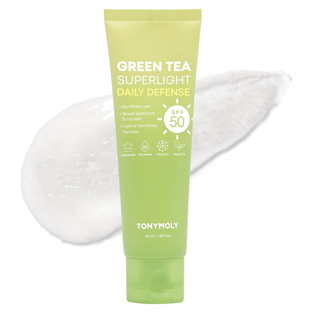 Protector Solar TONYMOLY Té Verde SPF 50 50ml - No Graso