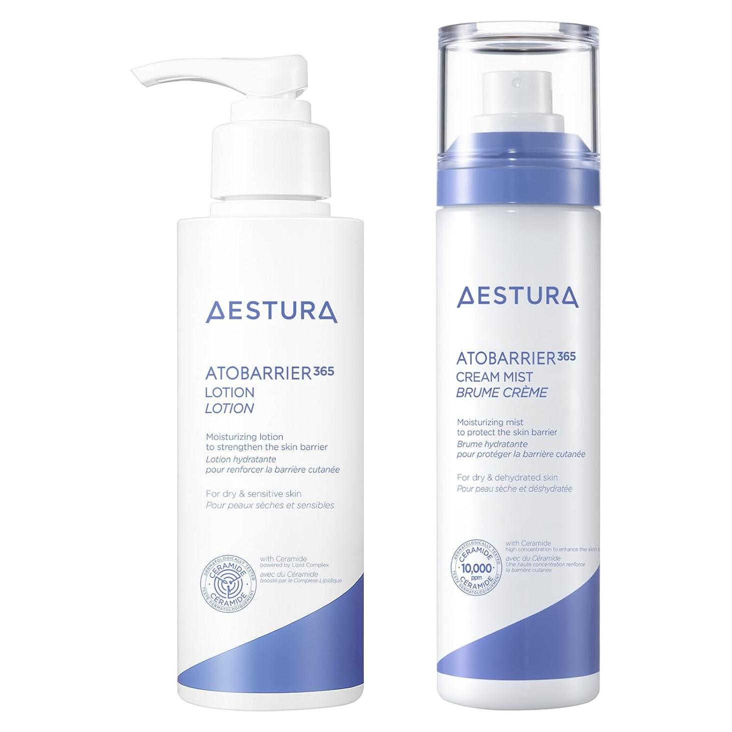 Crema Ligera Aestura Atobarrier365 + Niebla Facial Hidratante