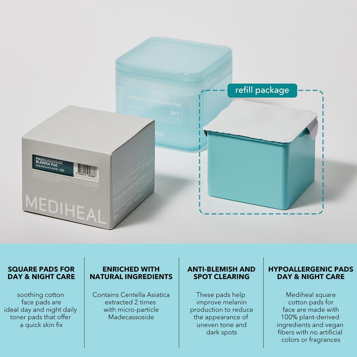 Almohadillas Cuidado Diario MEDIHEAL Madecassoside 1+1