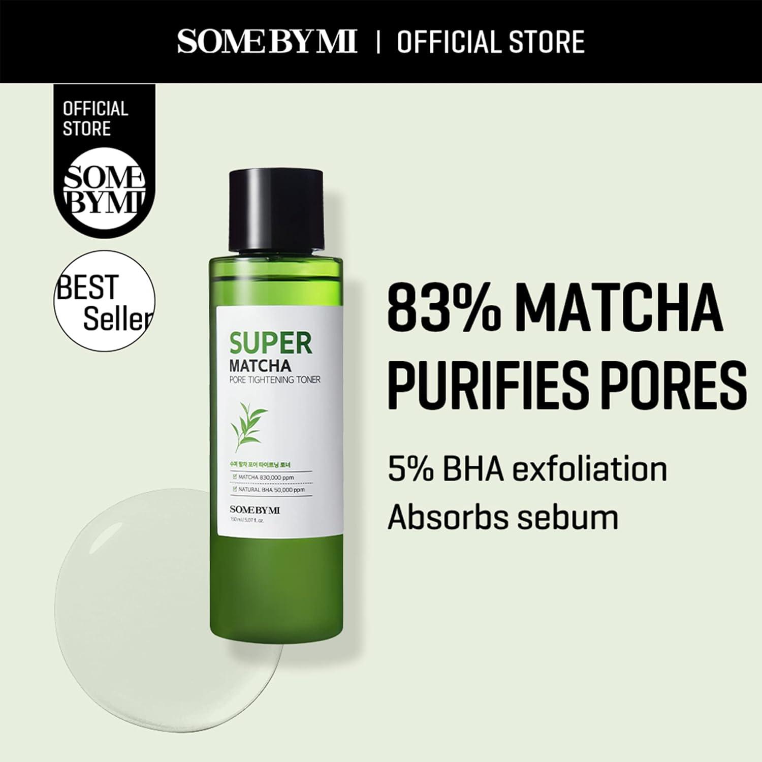 Tónico Astringente Super Matcha SOME BY MI 150ml Piel Sensible