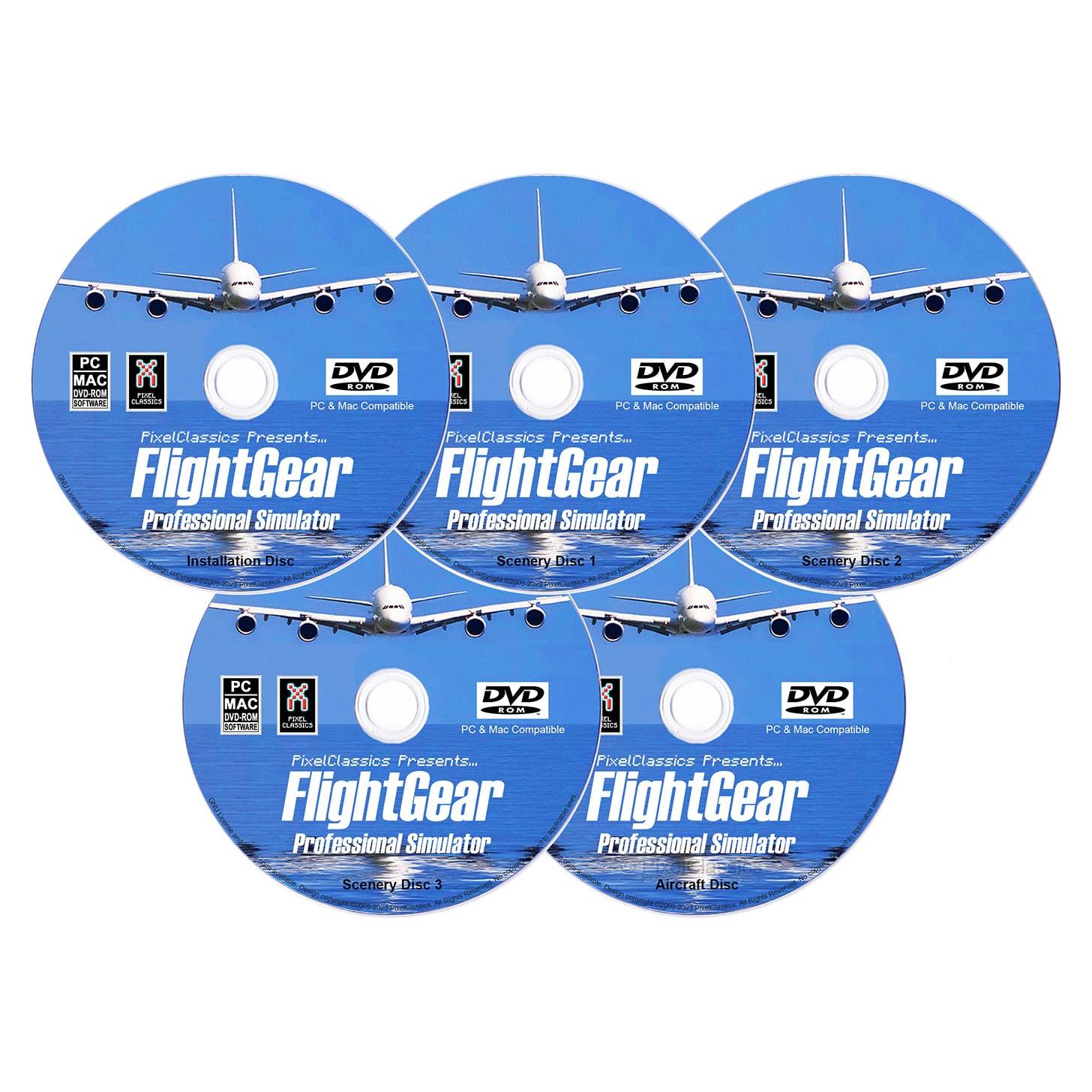 Simulador de Vuelo FlightGear 2023 Premium - 600+ Aeronaves