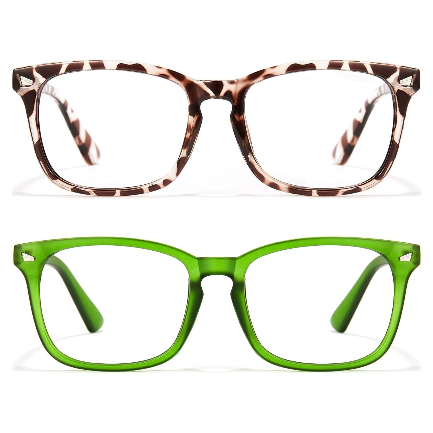 Gafas de Bloqueo de Luz Azul Cyxus Unisex Retro Leopardo