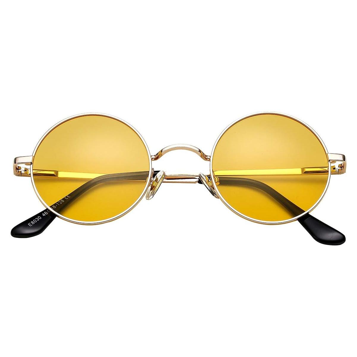 Gafas de sol redondas polarizadas PORADAY UV400 para mujer