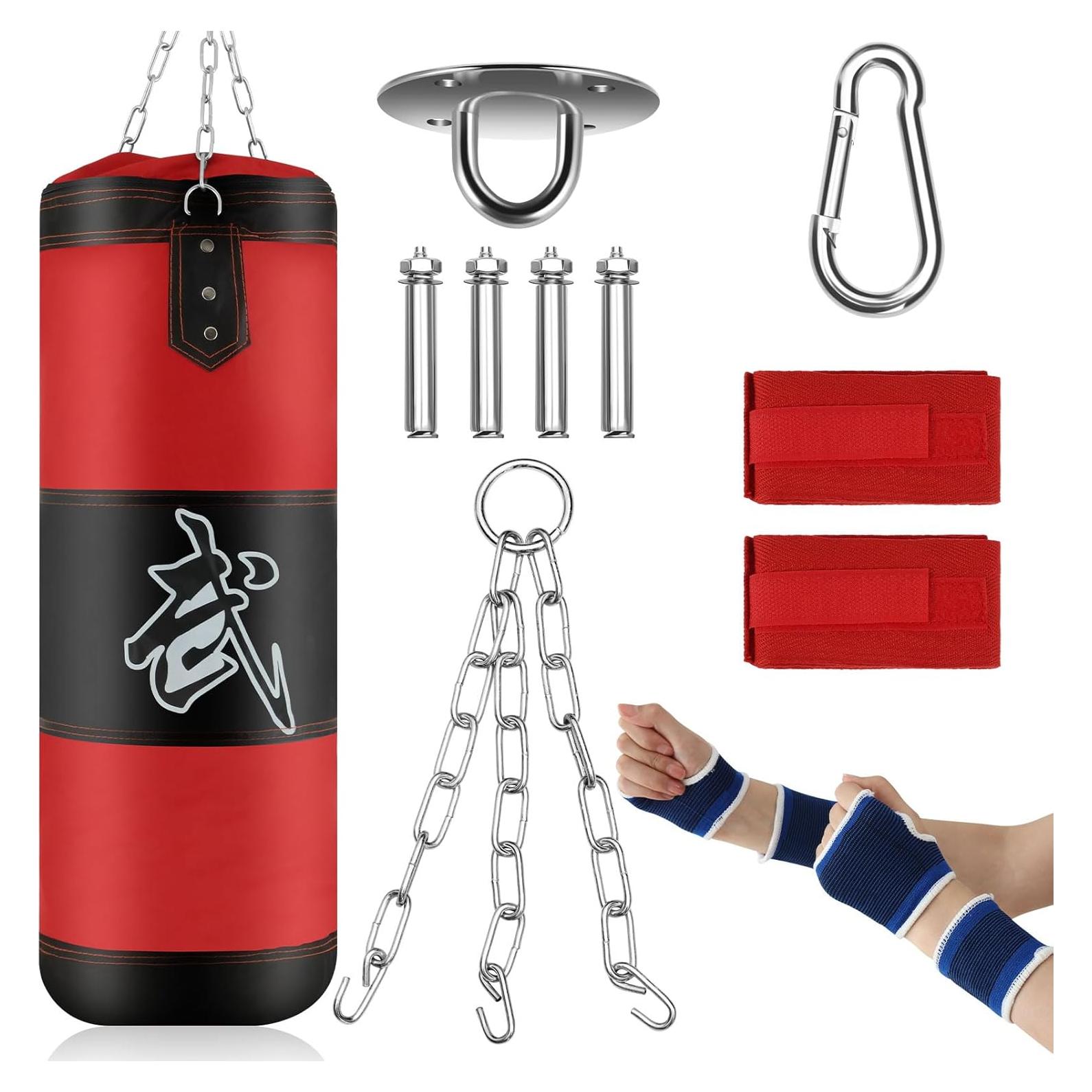 Saco de Boxeo Leyndo 80 cm PU Colgante para Kickboxing