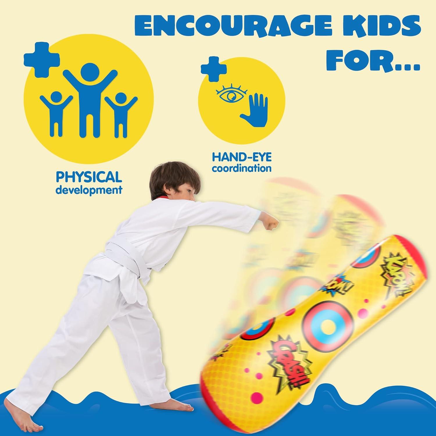 Bopper Inflable 120 cm JOYIN Bolsa de Boxeo para Niños