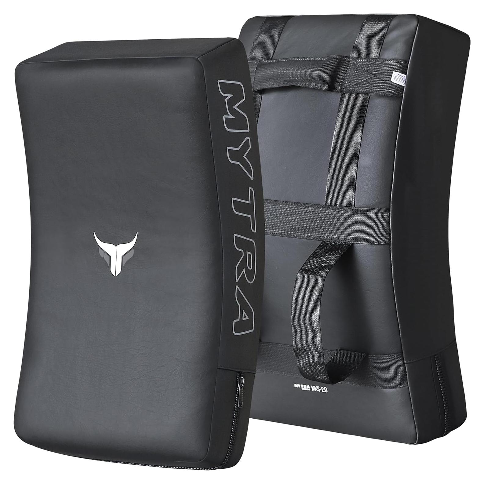 Escudo de Patada Mytra Fusion M1 Negro para Kickboxing