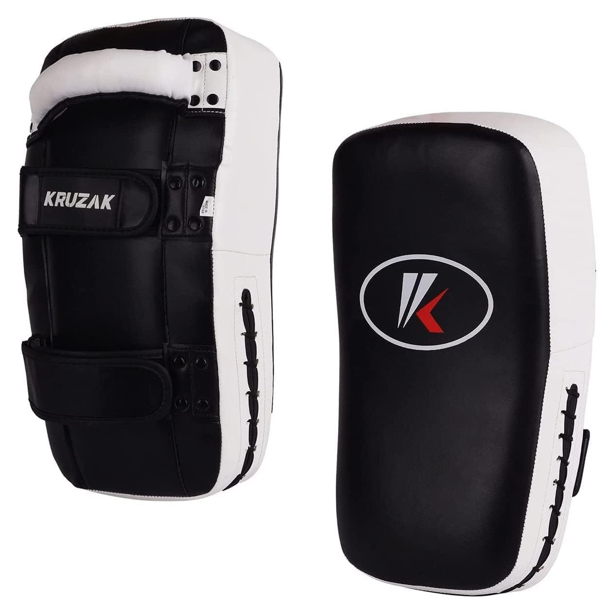 Kruzak Kick Pad Muay Thai Negro/Azul - Entrenamiento Karate