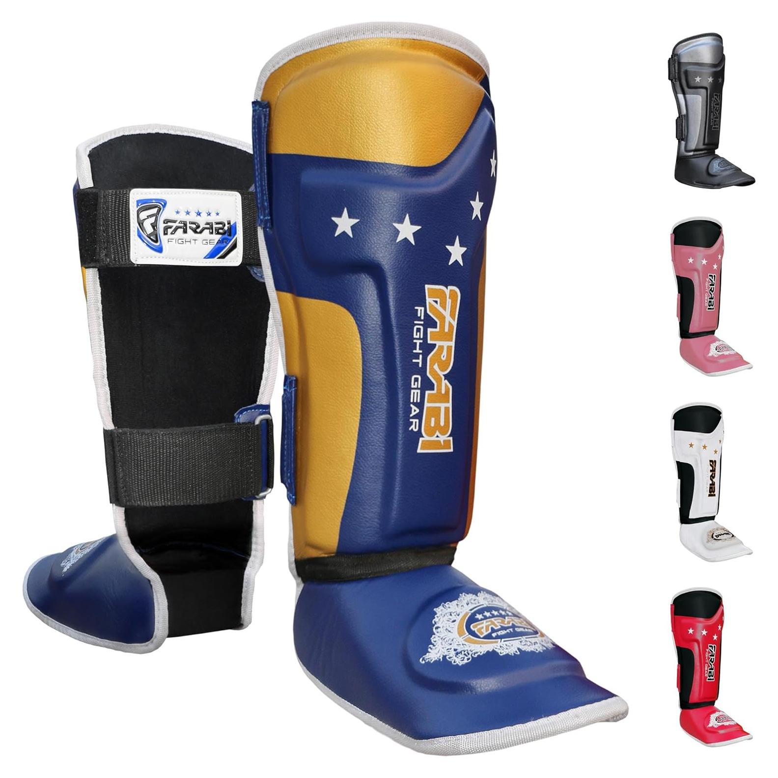 Protector de Espinillas Farabi Sports Junior MMA Azul