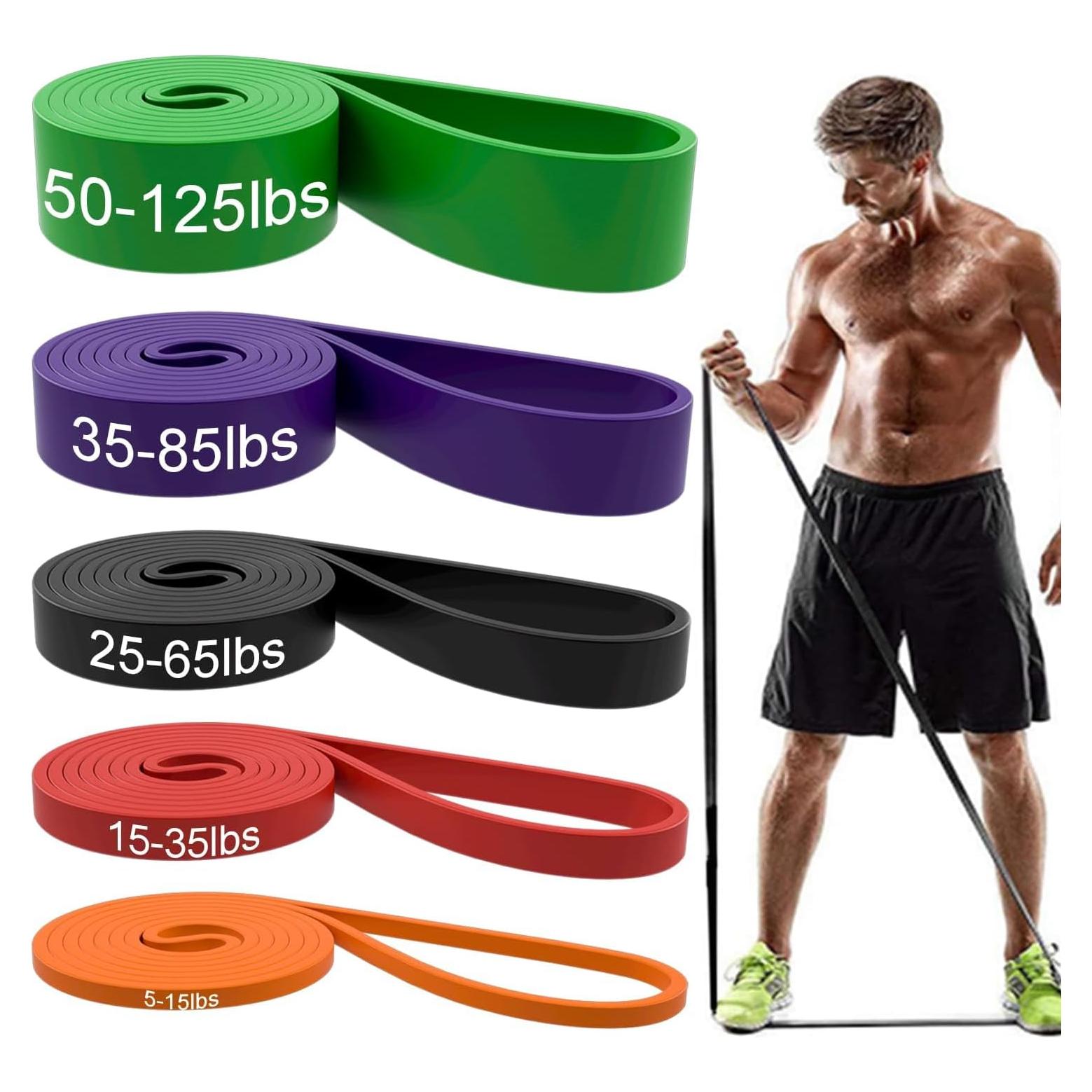 Bandas de Resistencia ROSAPOAR 5 Piezas 2.27-56.7 kg