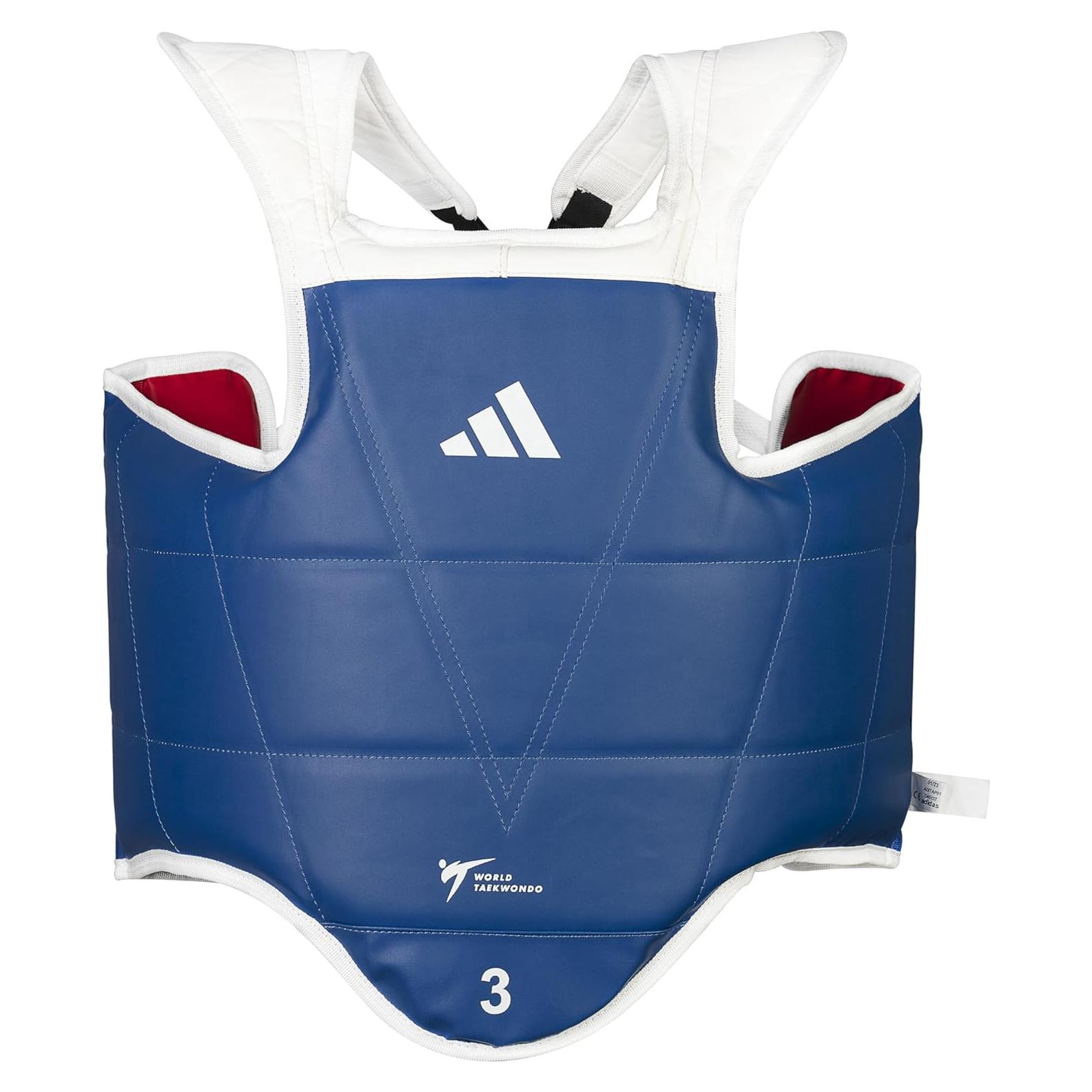 Protector Corporal Taekwondo adidas WT Reversible Azul