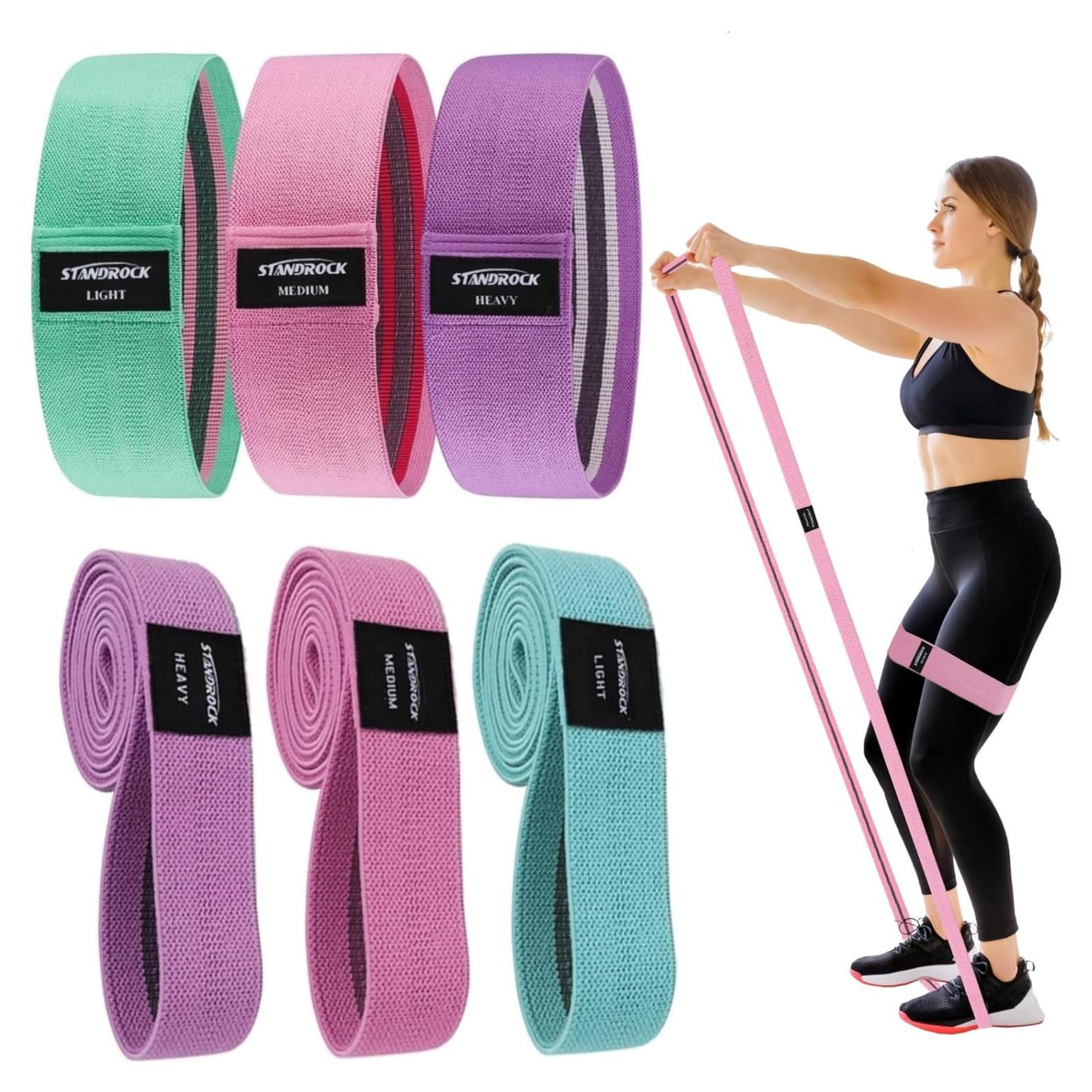 Bandas de Resistencia STANDROCK 6 Piezas para Ejercicio