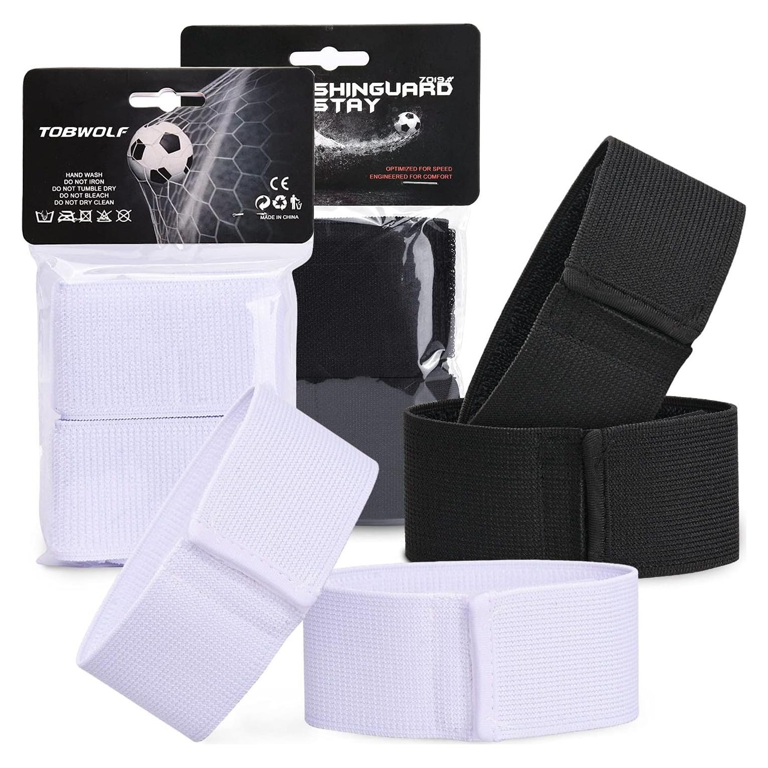 Fajas para Espinilleras TOBWOLF 4PCS Ajustables Nylon