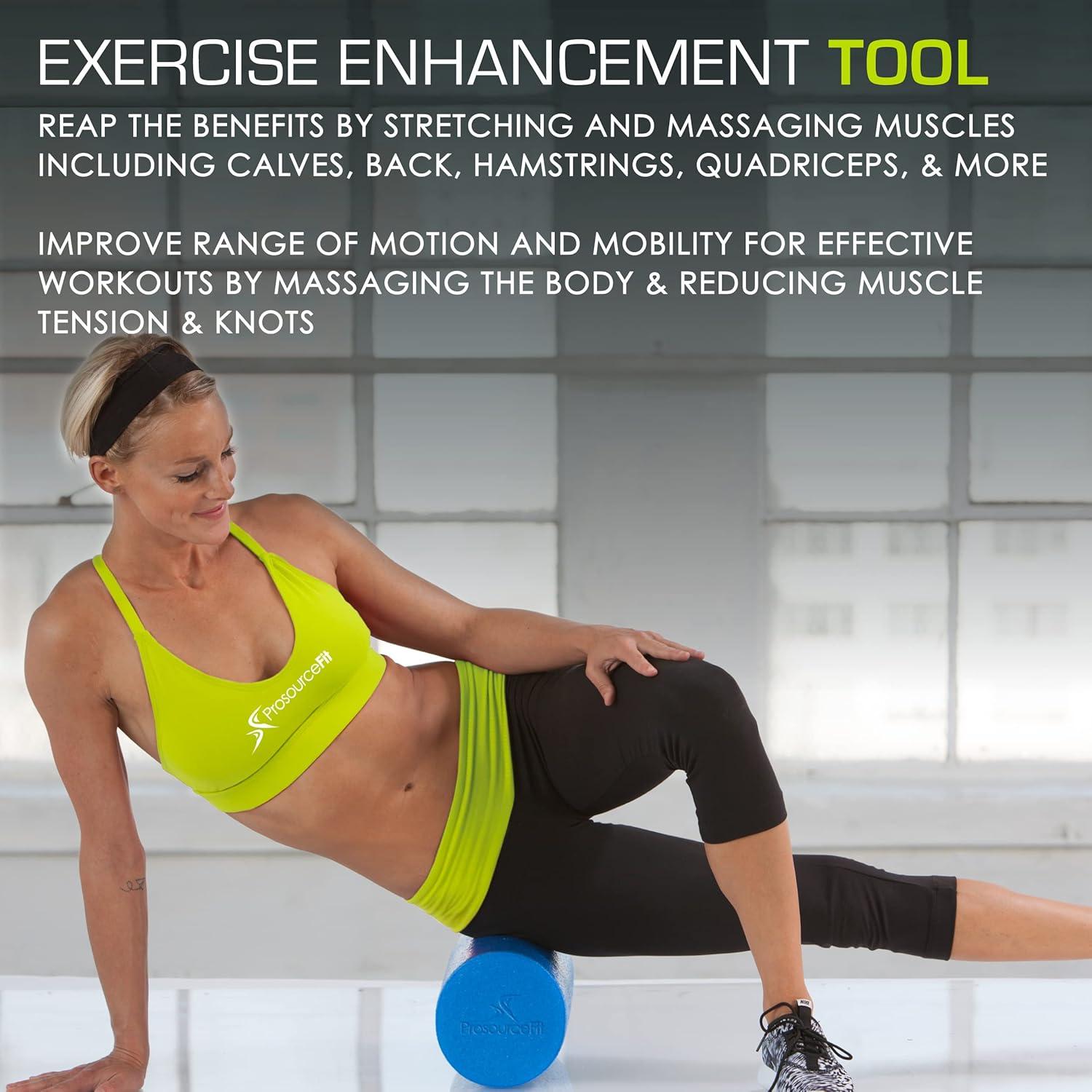 Rodillo de Espuma ProsourceFit 30.48 cm para Masaje y Equilibrio