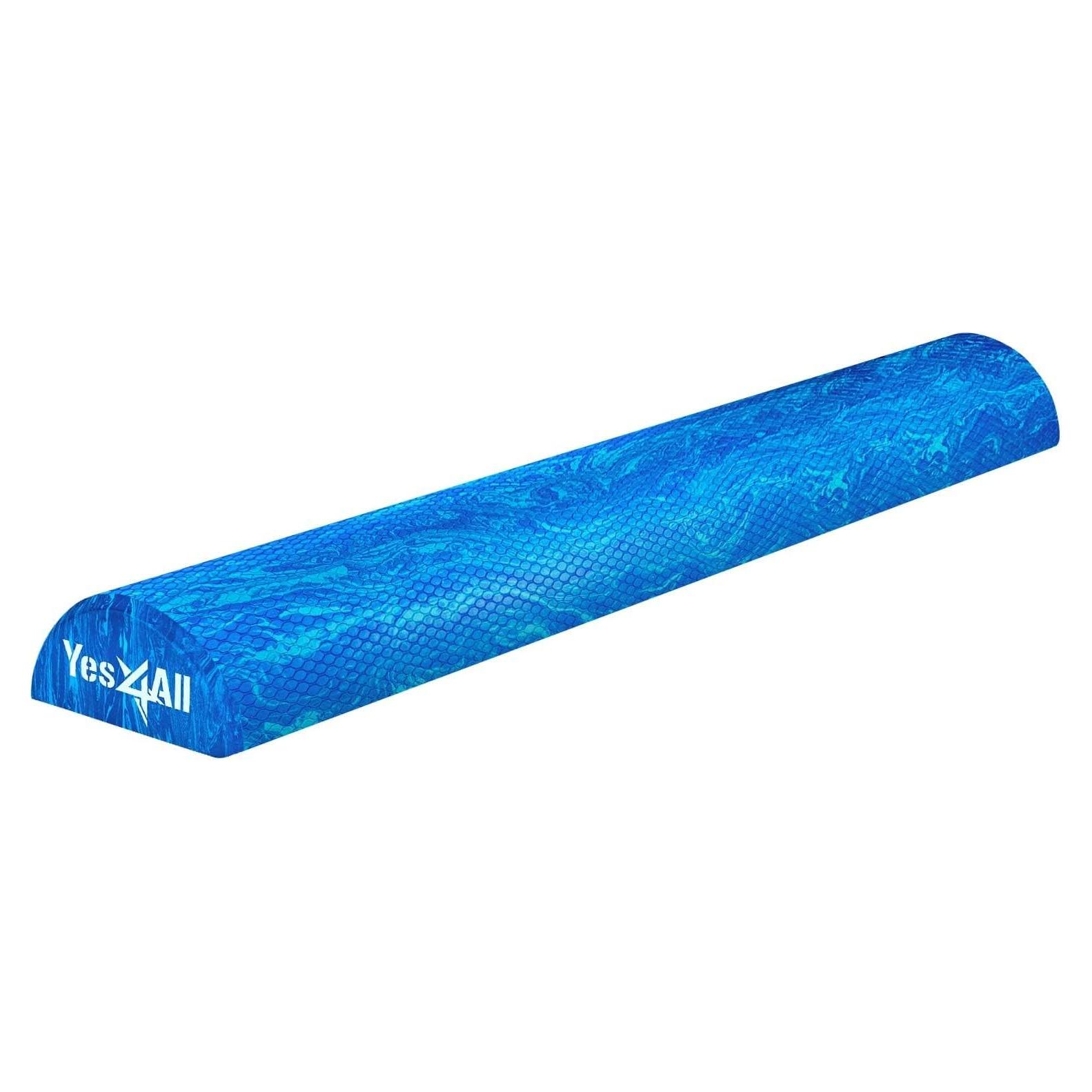 Rodillo de Espuma EVA Yes4All 91.44 cm Azul para Masaje