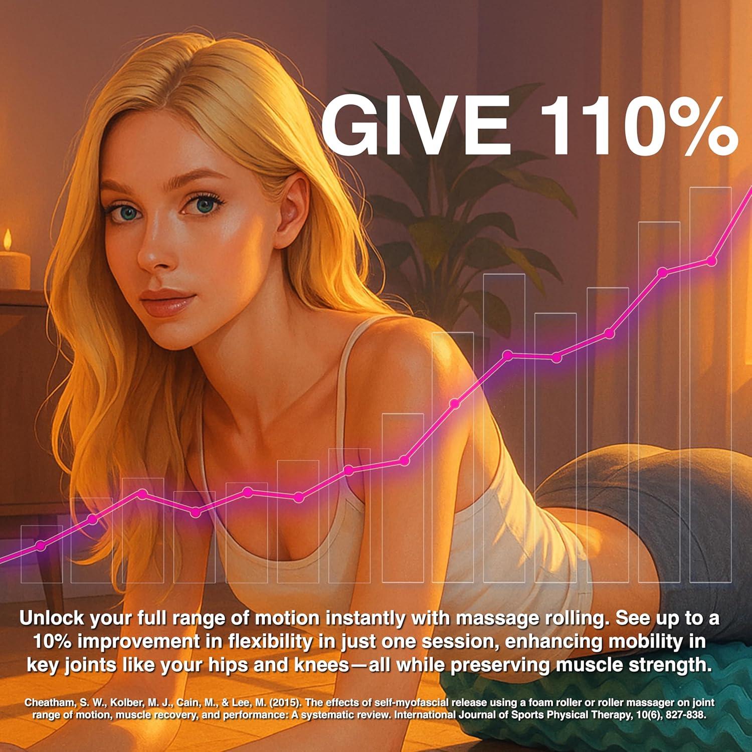 Rodillo de Espuma 321 STRONG - Masajeador de Tejido Profundo