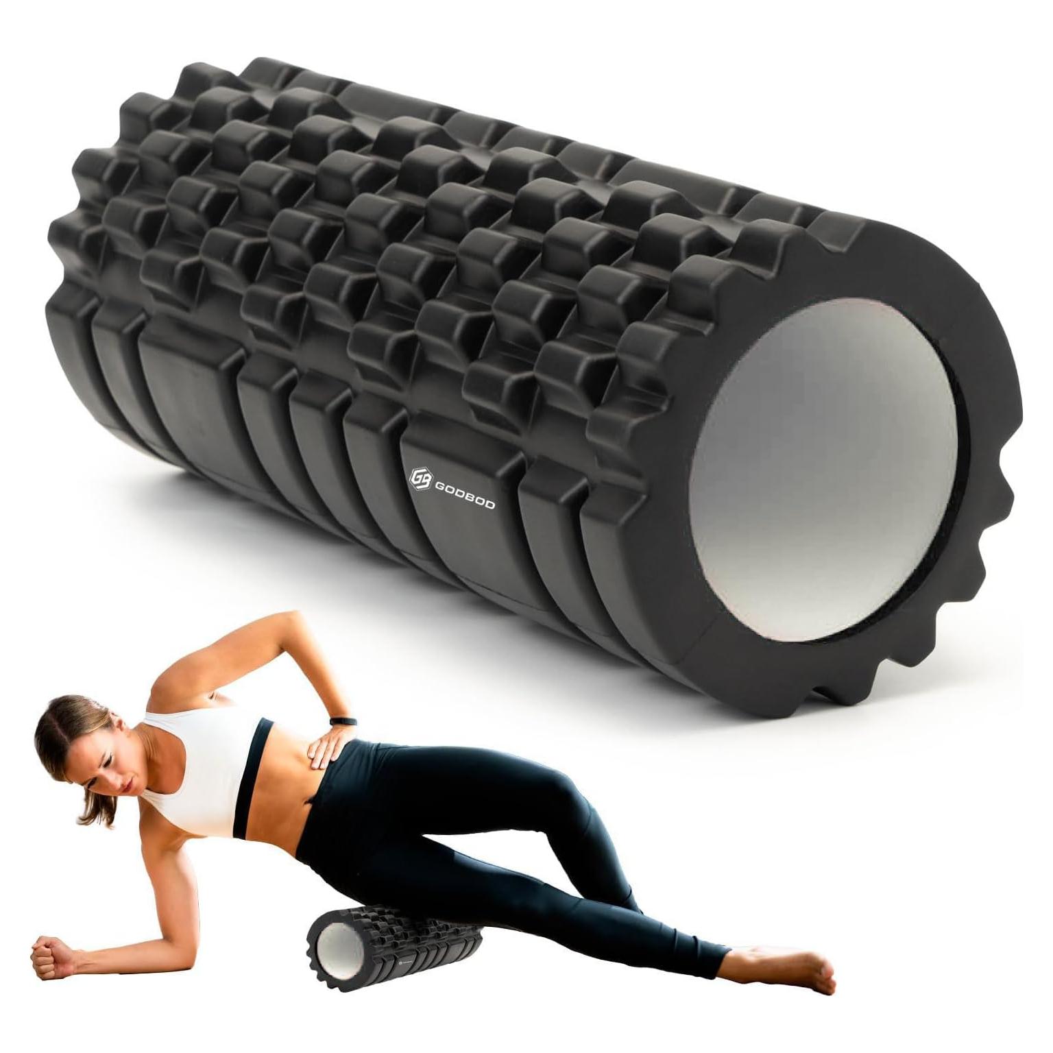 Rodillo de Espuma GODBOD 33 cm - Masaje Profundo y Alivio Muscular