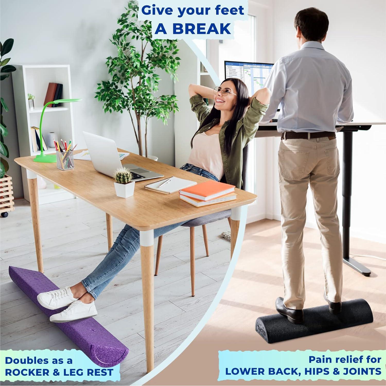 Rodillo de Espuma Yes4All EPP 45.72 cm Negro para Ejercicio