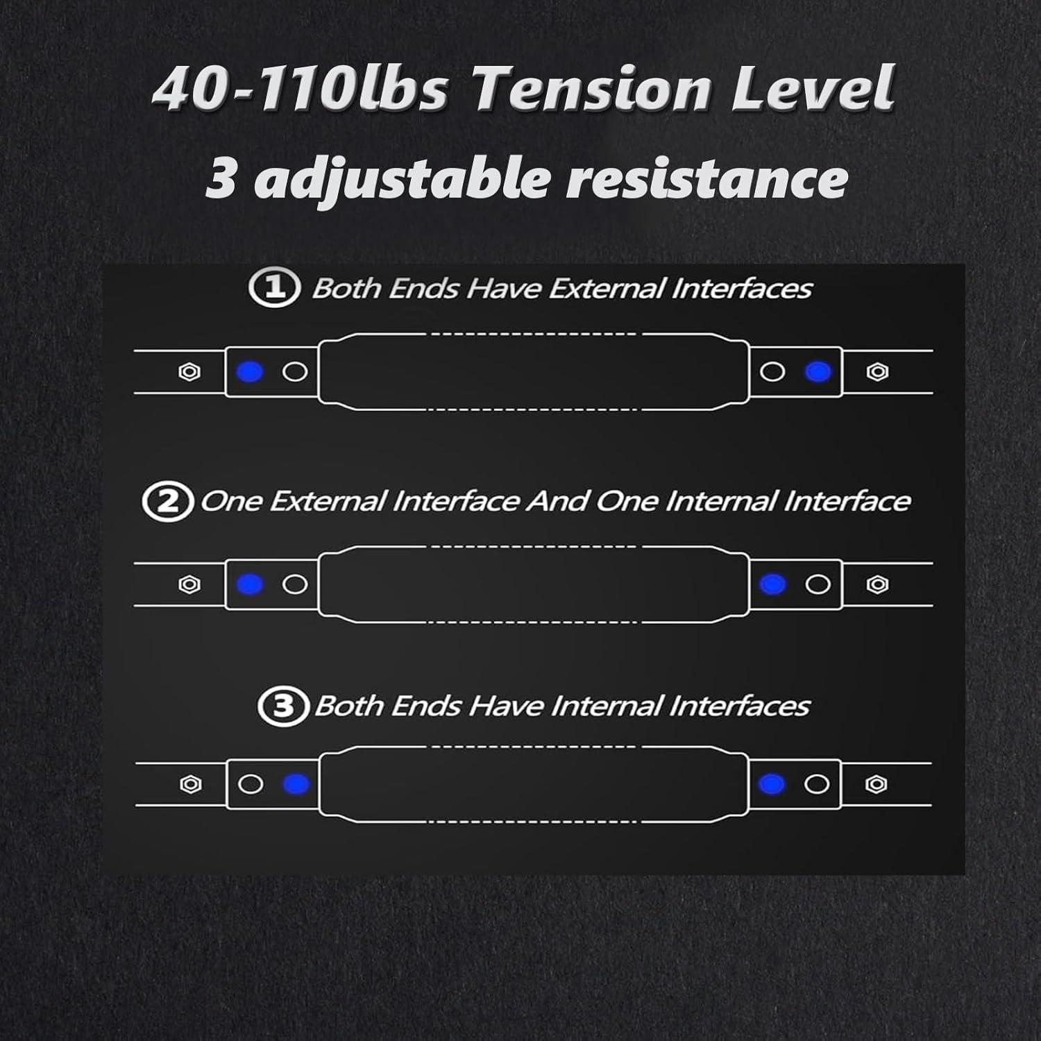 Entrenador de Brazos Twister NOAOVO Resistencia Ajustable 18-50kg