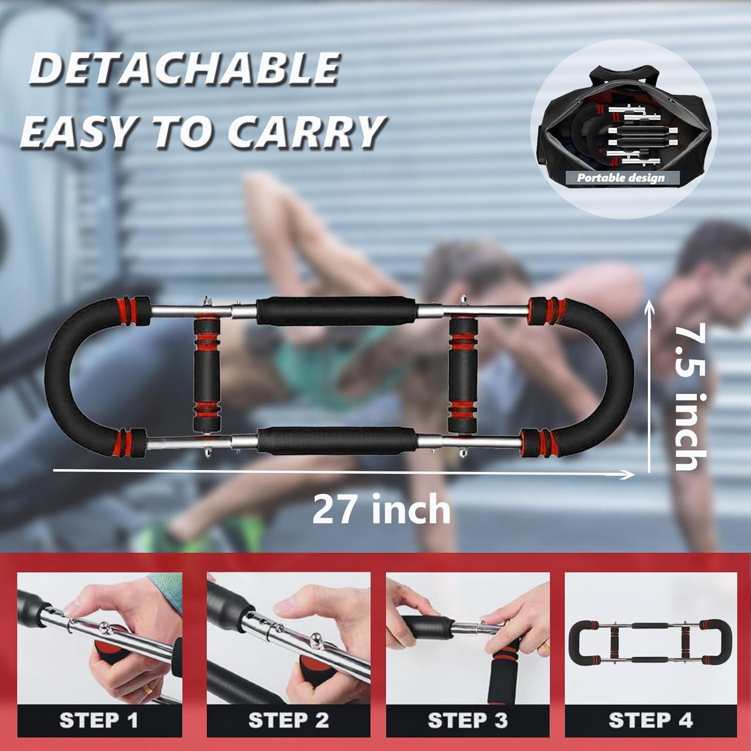 Entrenador de Brazos Twister NOAOVO Resistencia Ajustable 18-50kg