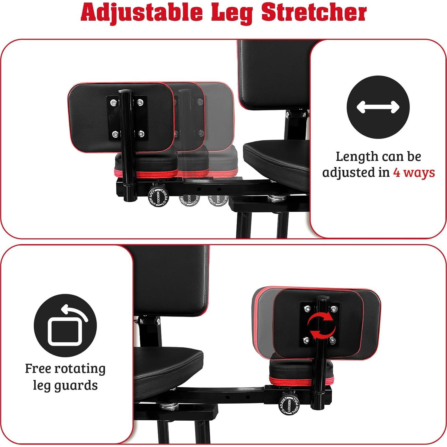 Estirador de Piernas Ajustable YuayiJubil ZYLHM 230° para Principiantes