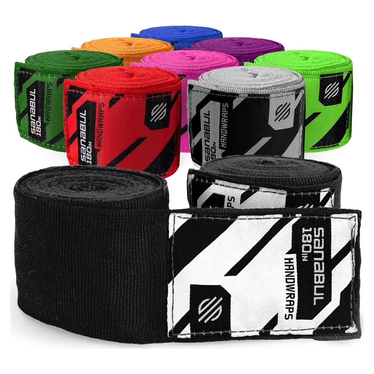 Envolturas de Mano Elásticas Sanabul 180" para Boxeo y MMA
