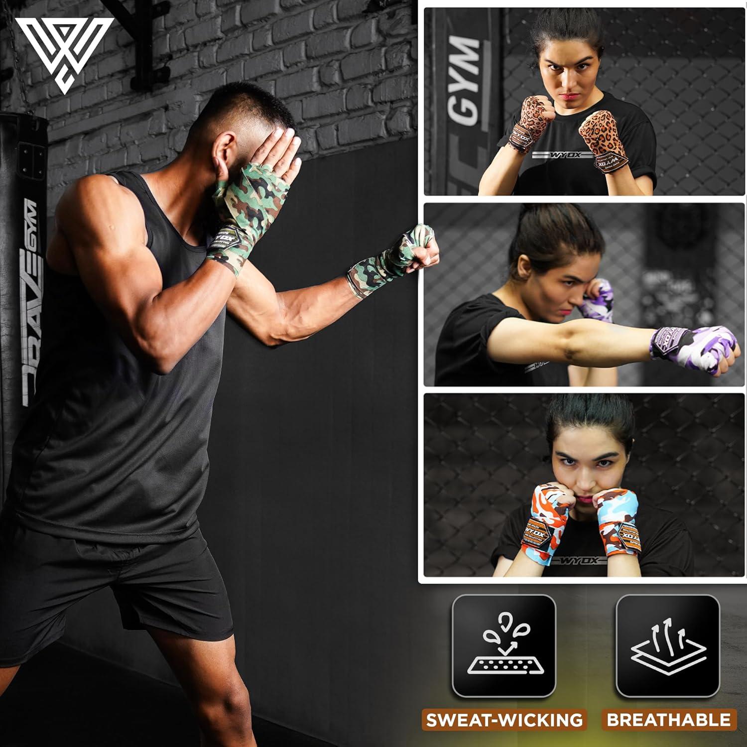 Vendajes de Boxeo WYOX 3m Elásticos con Asa Pulgar Unisex