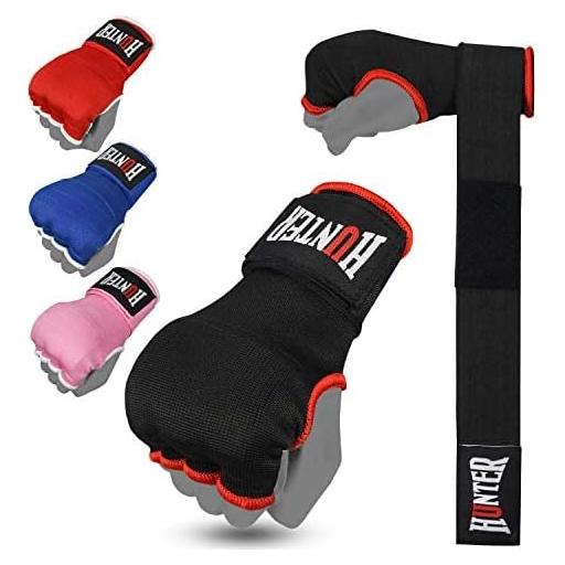 Guantes Internos Acolchados HUNTER para Boxeo y MMA - S/M