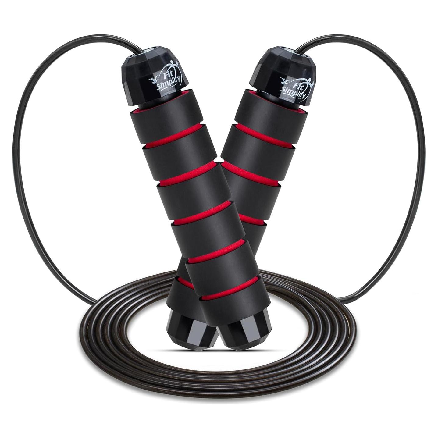 Cuerda para Saltar Ajustable Fit Simplify - Mangos Cómodos