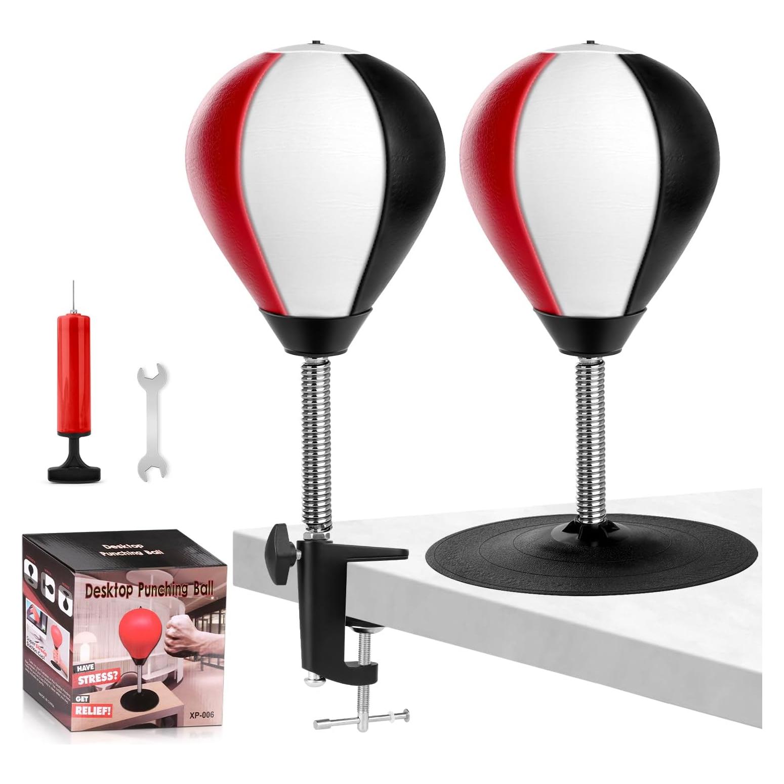 Bolsa de Boxeo de Escritorio YORWHIN con Ventosa y Resorte