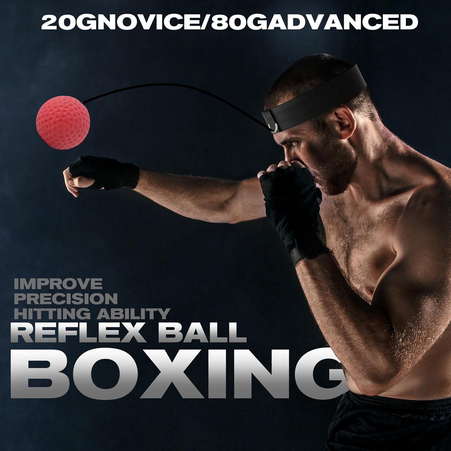 Bola de Reflexión de Boxeo Genérico - 2 Niveles de Dificultad