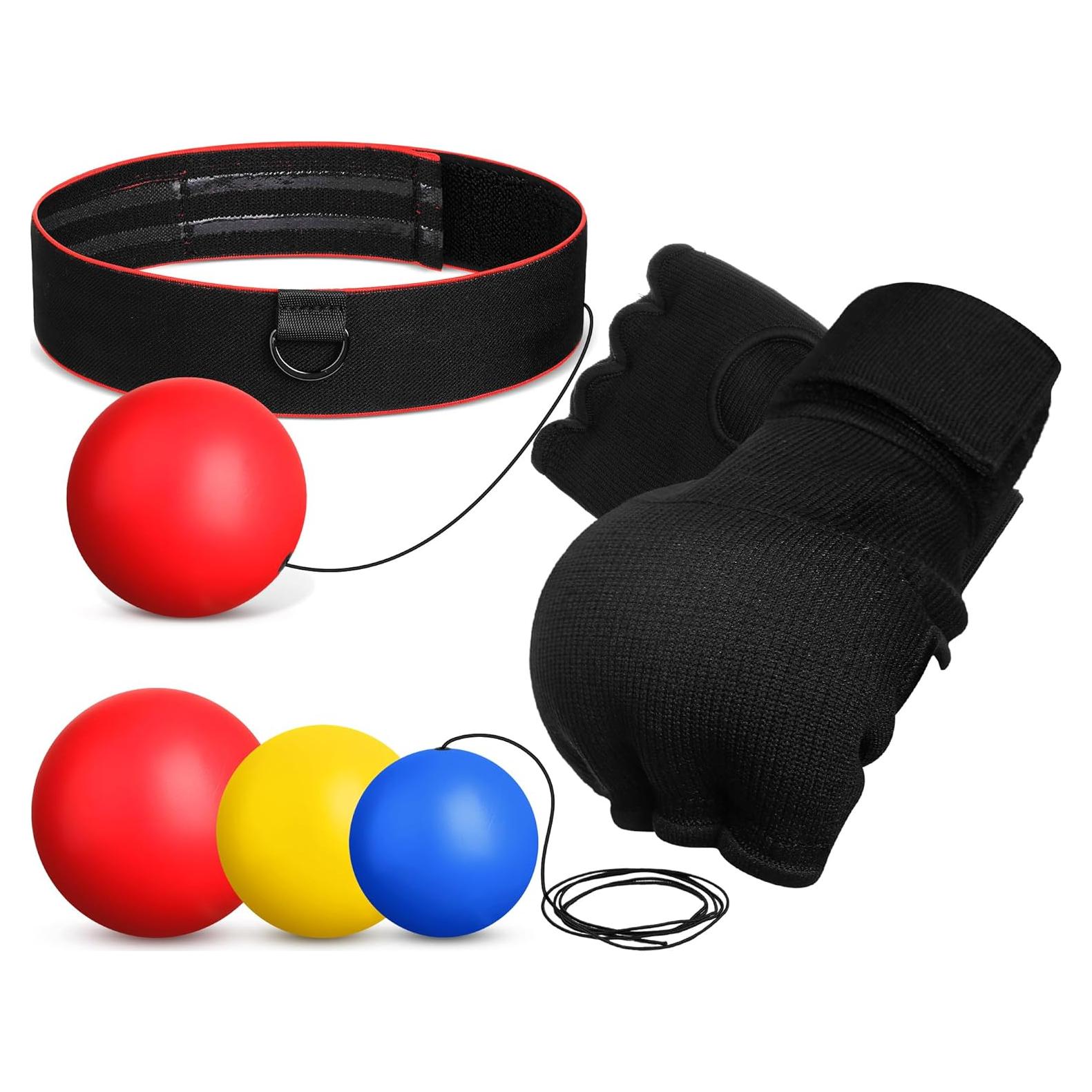 Juego de Boxeo WinnerWhy SHQ1785 con 3 Pelotas y Guantes