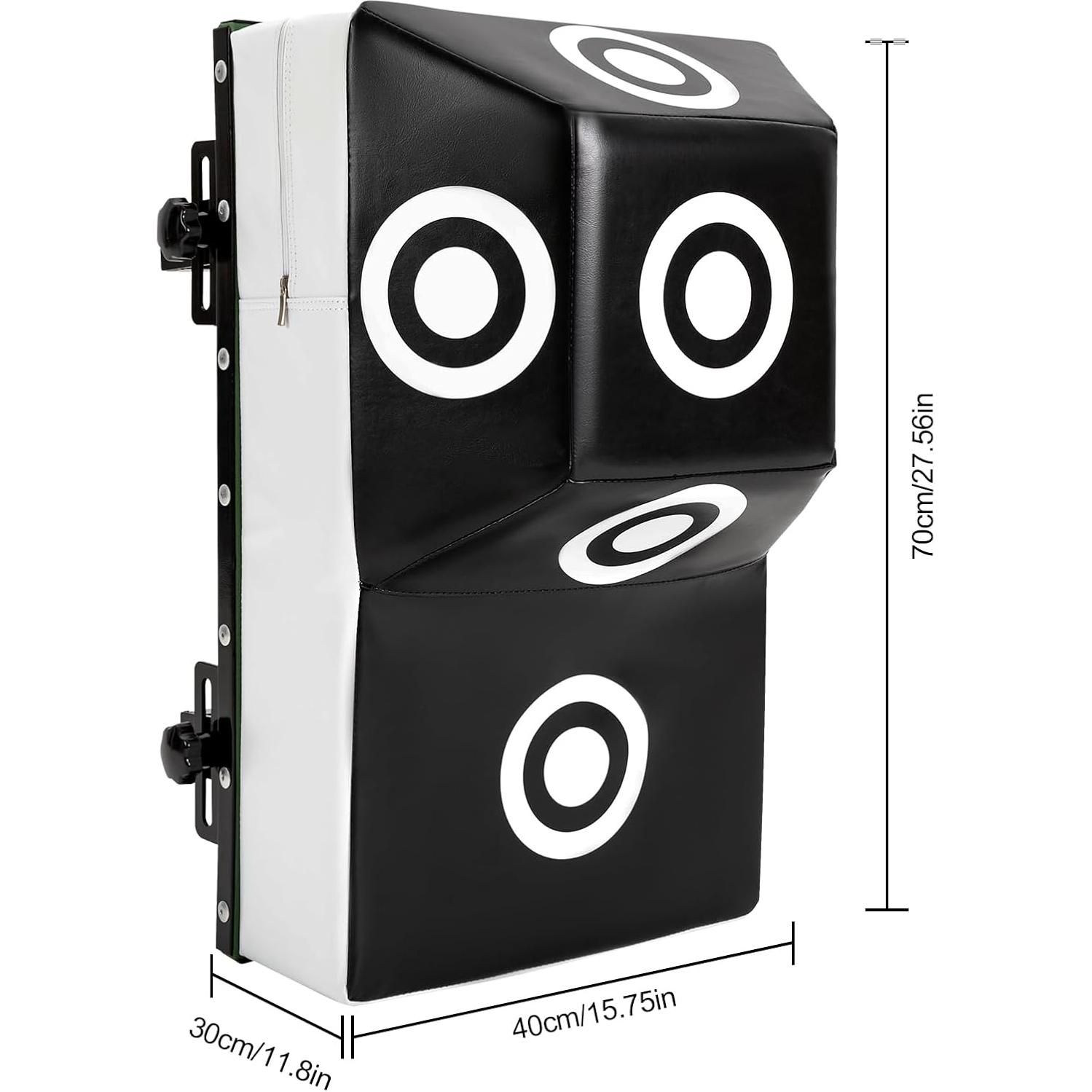 Saco de Boxeo Montado en la Pared LIAUHO 40x70cm Ajustable