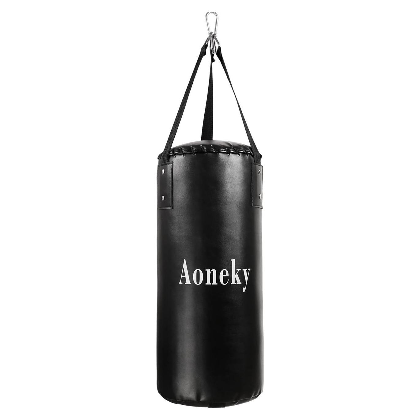 Saco de Boxeo Aoneky de Cuero 53 cm para Principiantes