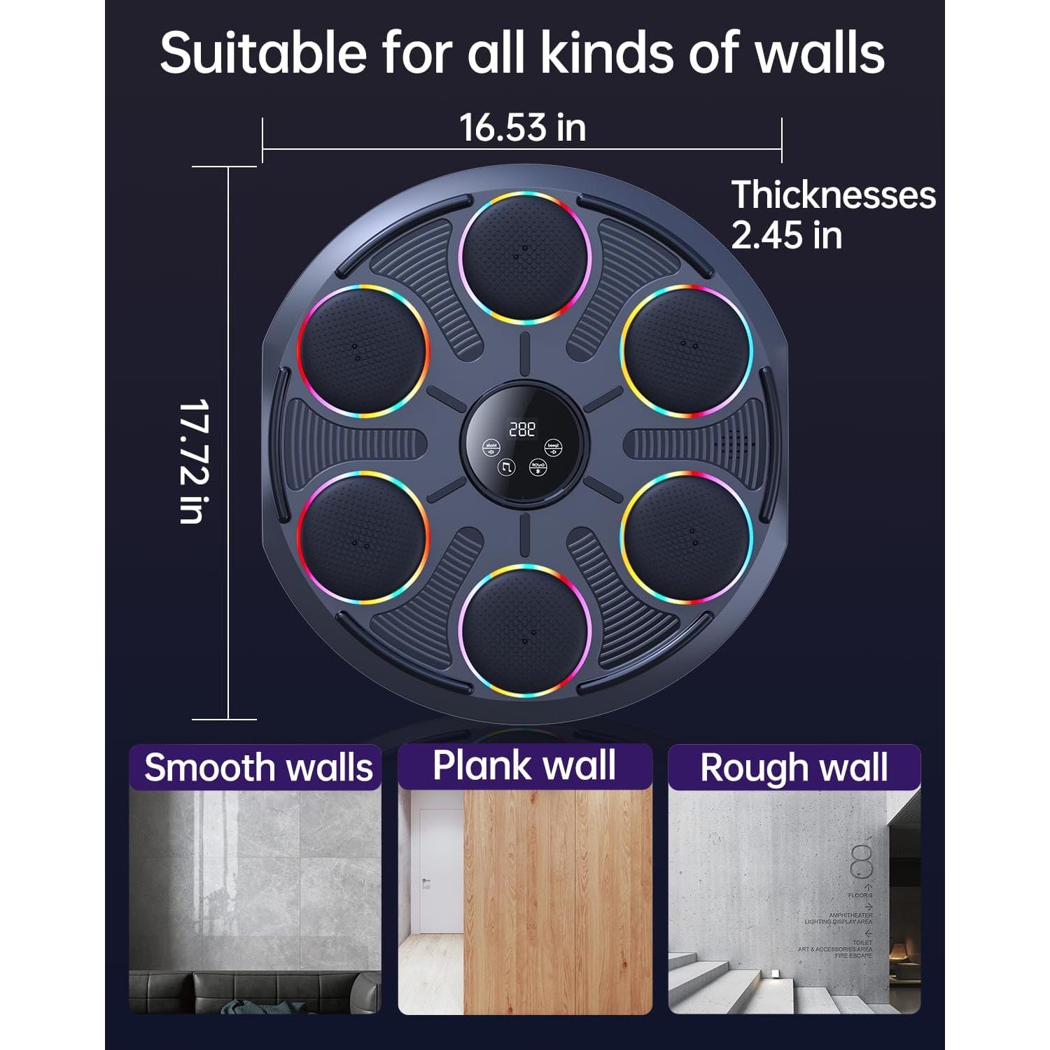 Máquina de Boxeo Musical BAOYER BX-QJ01 con Guantes