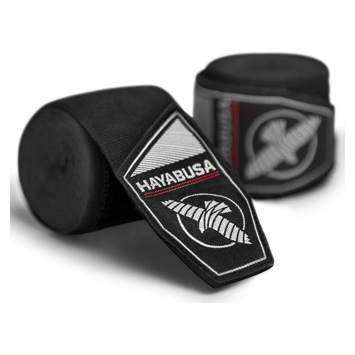Envolturas de Boxeo para Niños Hayabusa 18" Elásticas Negras