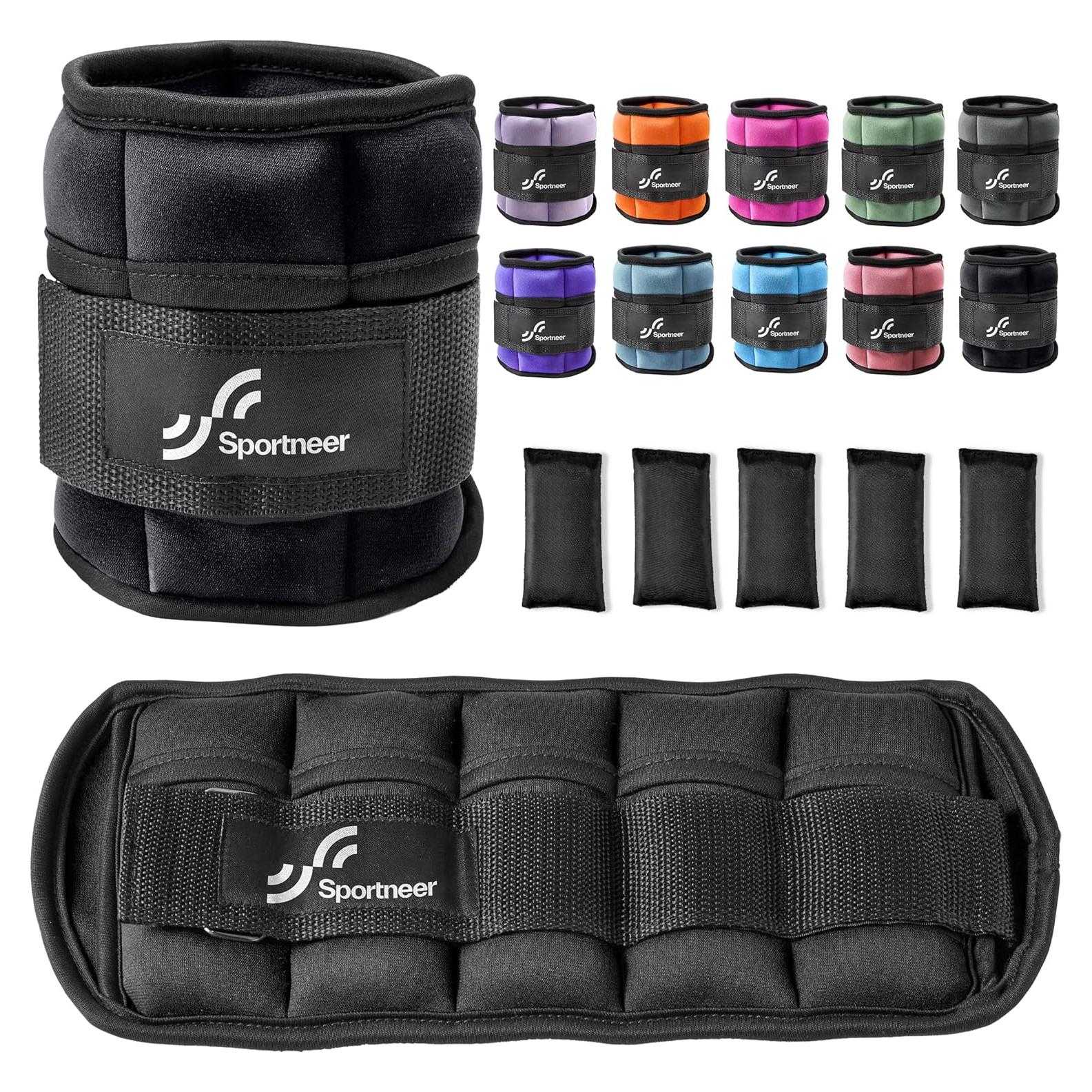 Pesas de Tobillo Ajustables Sportneer 0.9-4.5 kg Neopreno