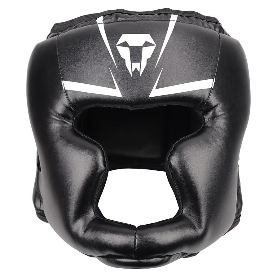 Cabezal de Boxeo LangRay Negro Pequeño para Sparring MMA