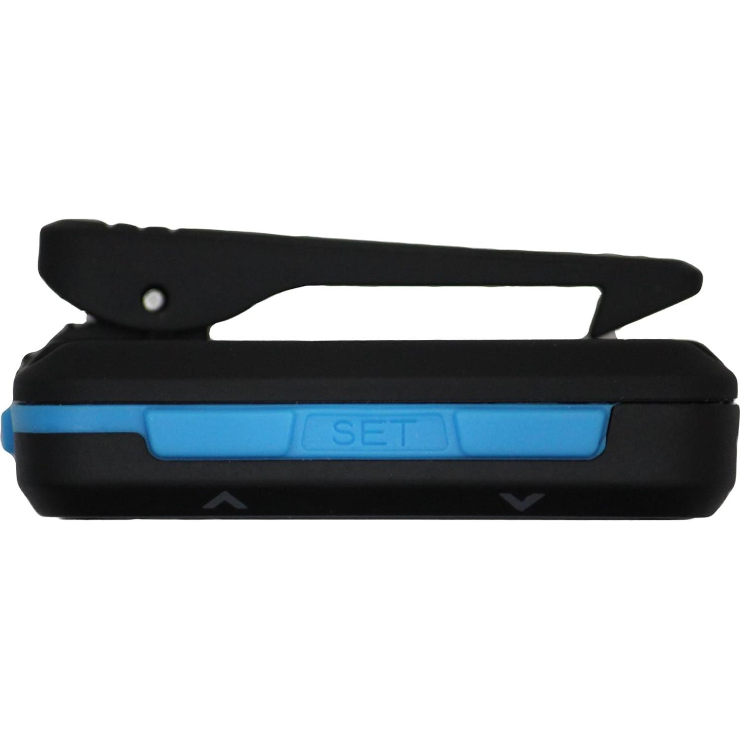 Temporizador de Intervalos Gymboss - Negro/Azul, HIIT y Cronómetro