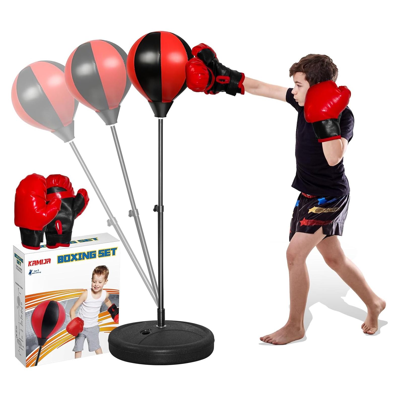 Saco de Boxeo Kamija para Niños 3-8 Años con Guantes